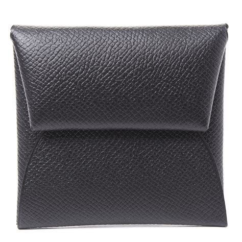 hermes coin purse black